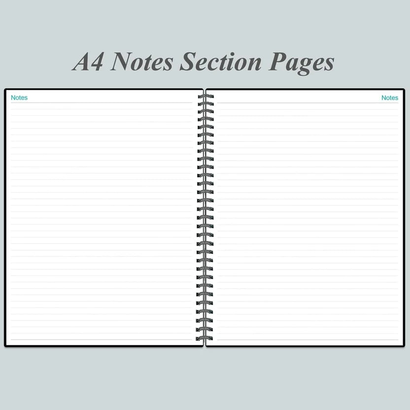 Undated Planner Pro - 8.5" x 11" Weekly & Monthly Planner to Achieve Goals & Increase Productivity