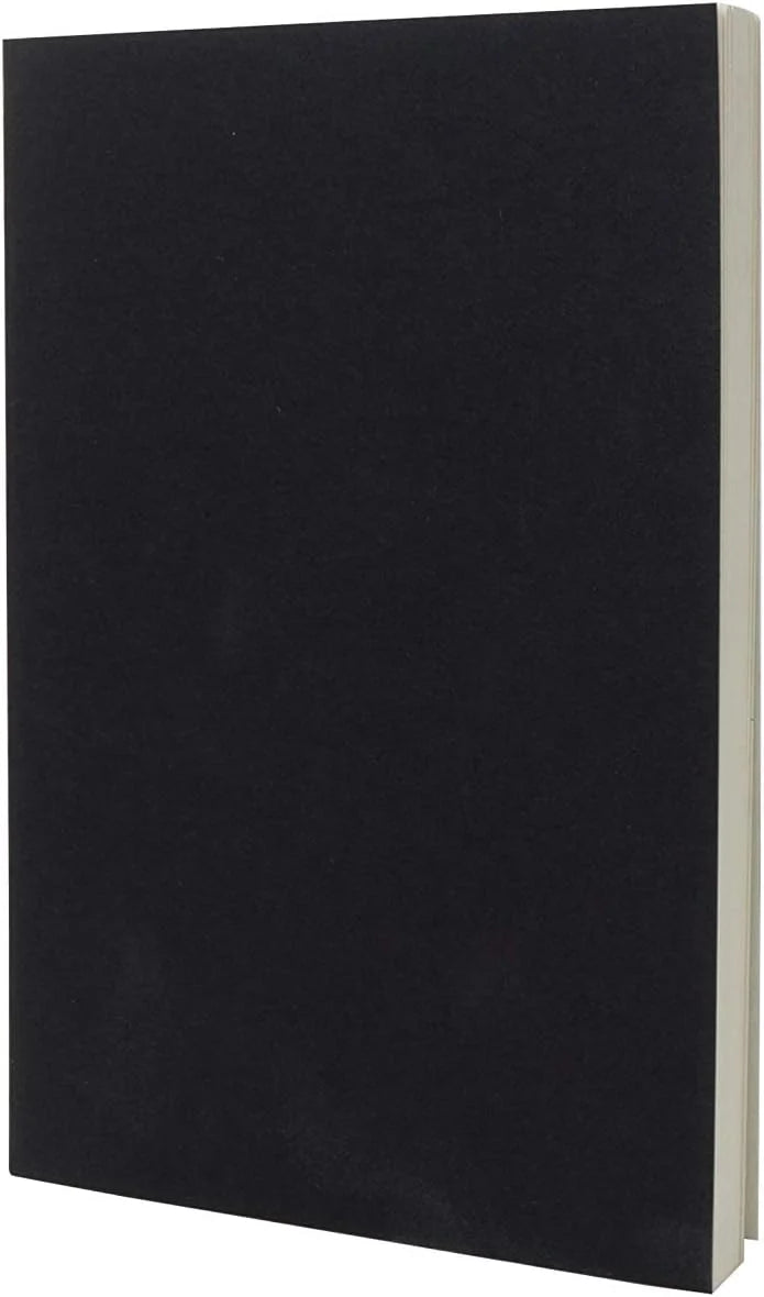 LayFlat Sketchbook - 5.5 x 8.25 Inches - Black Blank Note Book