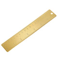 Ruler 6 Inch Gold Brass Small Ruler